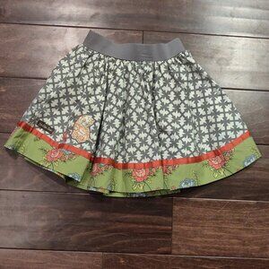 Matilda Jane Pretty Kitty Floral Skirt Grey SIZE 6